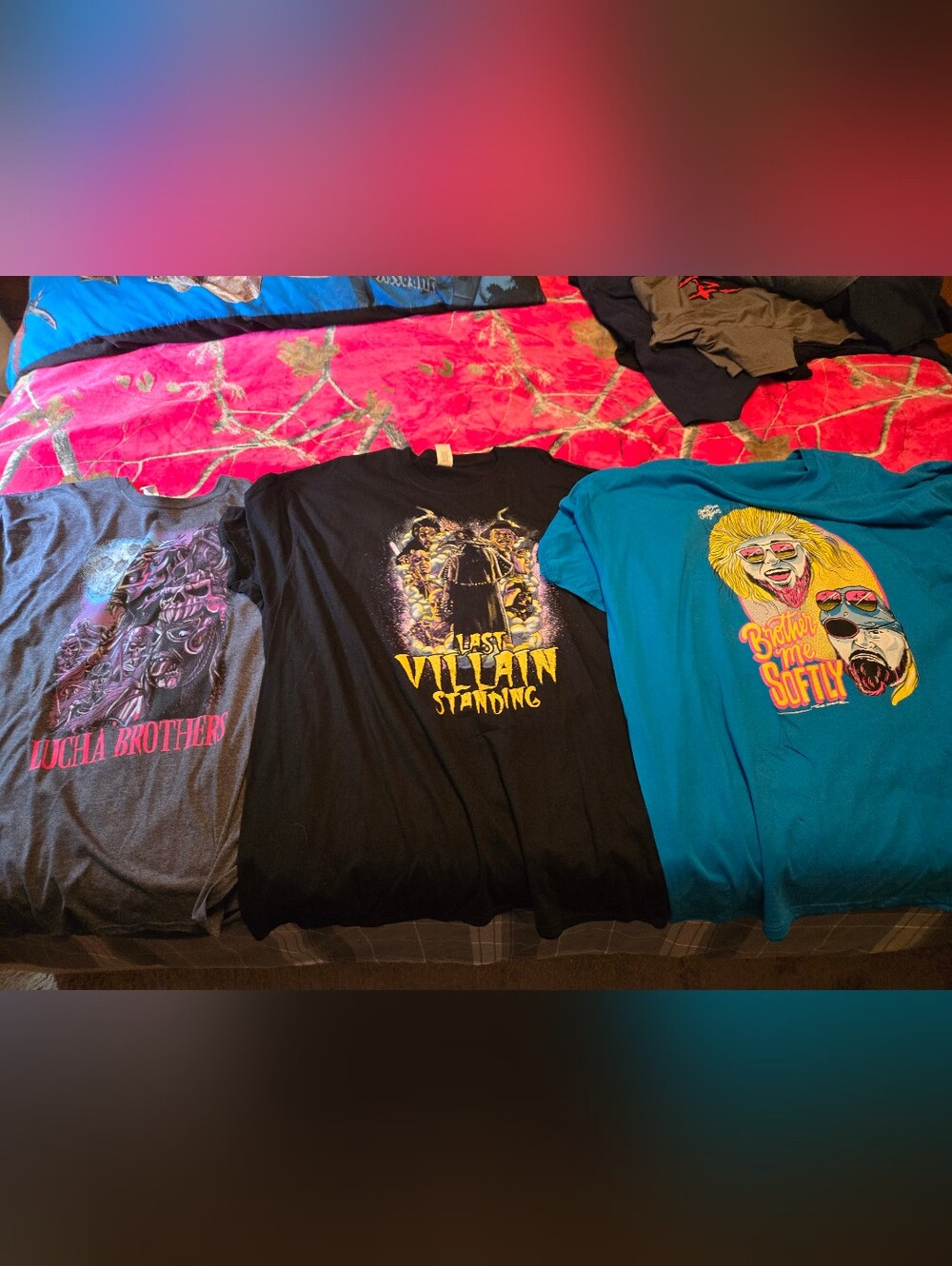 Professional Wrestling Shirts Lucha Brothers AEW WWE Lot Of 3
